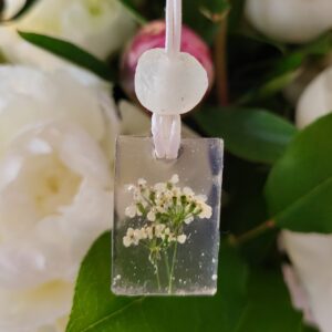 Wilde bloemen wit rechthoek